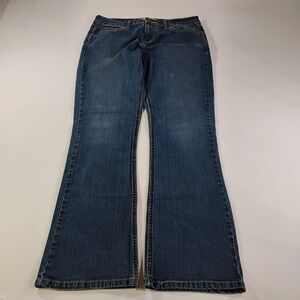 Levi Signature Stretch Low Rise Bootcut Women's 6 Medium Dark Wash Blue Jeans